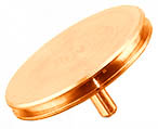 SEM pin stub Ø25 diameter top, standard pin, copper
